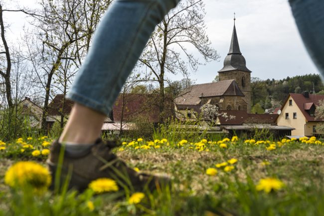 Wiesen bei Bad Staffelstein am Main. Foto: Andreas Hub Wiesen bei Bad Staffelstein am Main. Foto: Andreas Hub