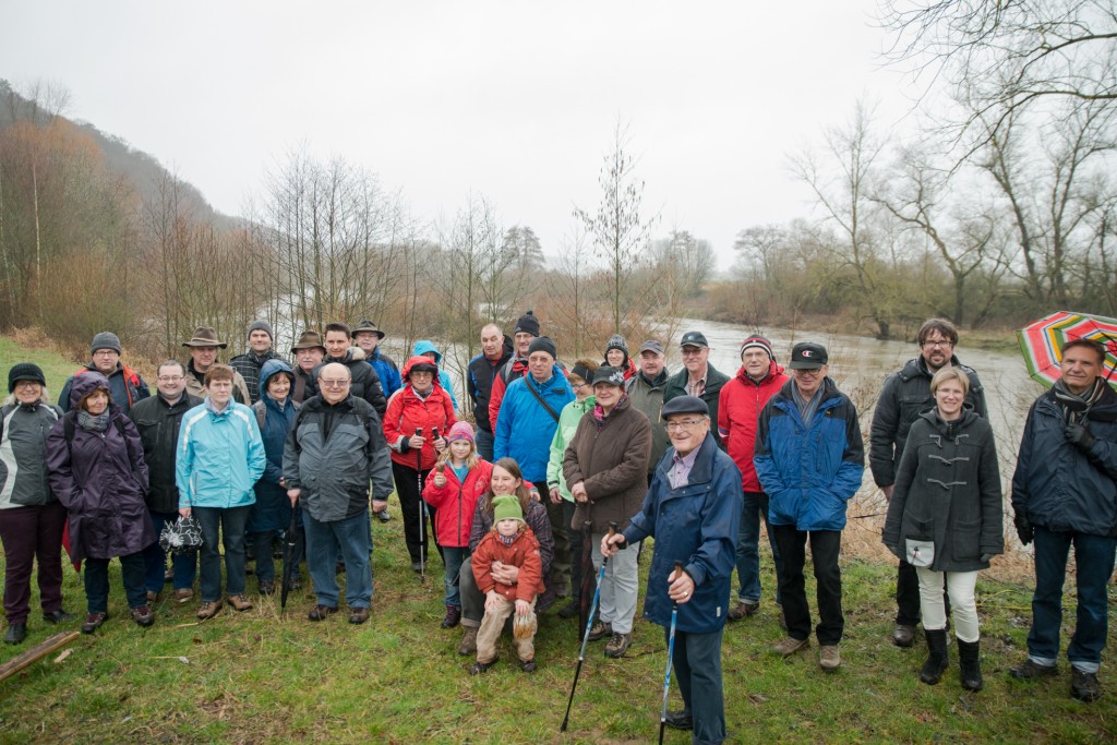 Wanderbuch-Wanderung von Baunach nach Dörfleins auf dem Sieben-Flüsse-Wanderweg am 21.2.2016. Foto: Thomas Ochs