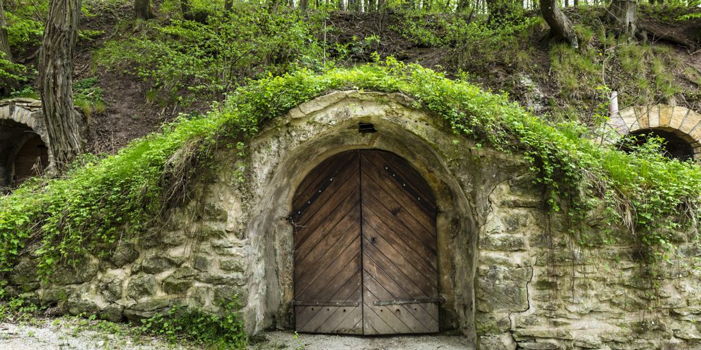 Keller in der historischen Bierkellergasse bei Unterhaid. Foto: Andreas Hub