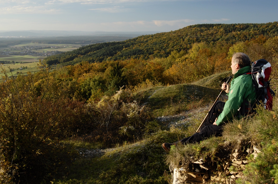 Herbstlicher Blick von der Friesener Warte auf das Regnitztal. Foto: Thomas Ochs