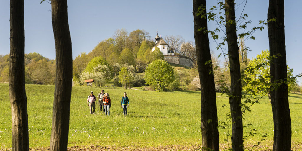 Senftenbergkapelle bei Gunzendorf im Frühling. Foto: Andreas Hub