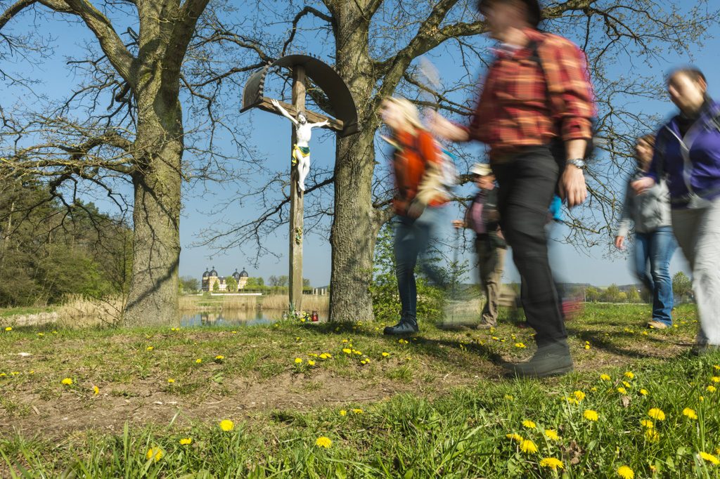 Feldkreuz an den Seehofweihern bei Memmelsdorf. Foto: Andreas Hub